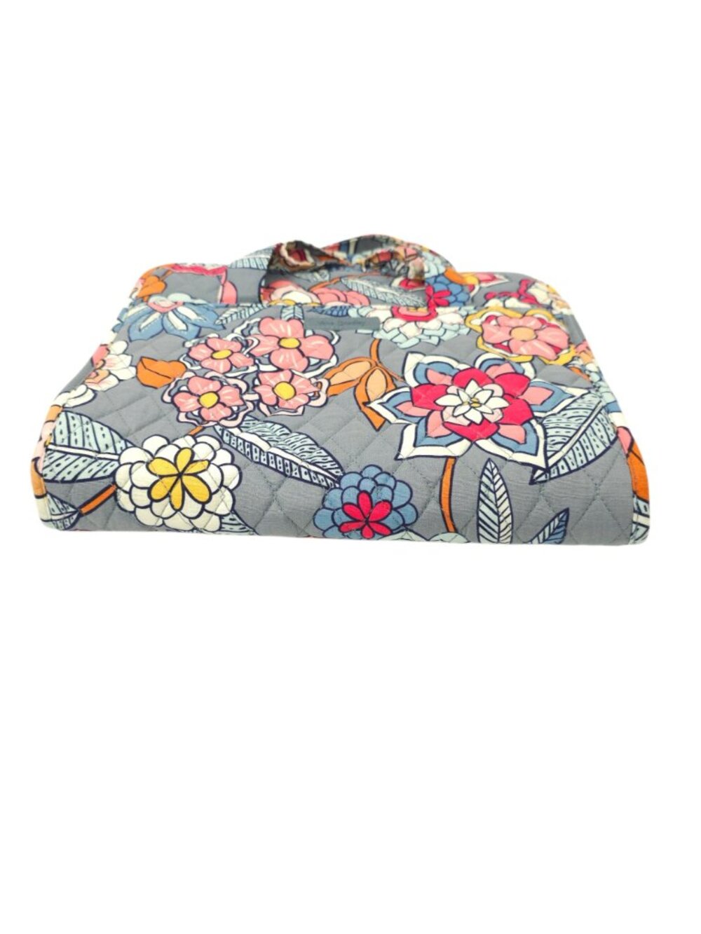 Vera Bradley Hanging Organizer Cosmetic Makeup Travel Bag Tropical Evening Gray - Picture 11 of 15